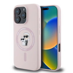 Калъф Karl Lagerfeld Liquid Silicone Karl and Choupette MagSafe Pink KLHMP16XSCMKCRHP за Apple iPhone 16 Pro Max Калъф Karl Lagerfeld Liquid Silicone Karl and Choupette MagSafe Pink KLHMP16XSCMKCRHP за Apple iPhone 16 Pro Max