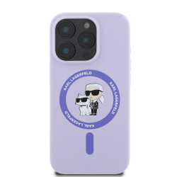 Калъф Karl Lagerfeld Liquid Silicone Karl and Choupette MagSafe Purple KLHMP16LSCMKCRHU за Apple iPhone 16 Pro Калъф Karl Lagerfeld Liquid Silicone Karl and Choupette MagSafe Purple KLHMP16LSCMKCRHU за Apple iPhone 16 Pro