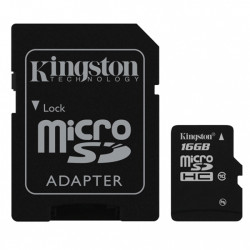 Карта памет KINGSTON - class 10 + адаптер, 128GB Карта памет KINGSTON - class 10 + адаптер, 128GB