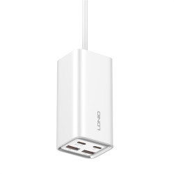 Зарядно устройство 220V LDNIO 65W - A4610, 2xUSB-A, 2xUSB-C, AC, Desktop 2500W Зарядно устройство 220V LDNIO 65W - A4610, 2xUSB-A, 2xUSB-C, AC, Desktop 2500W