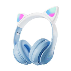 Слушалки с ушички Bluetooth CAT ear STN-28 Pro, LED светлини Слушалки с ушички Bluetooth CAT ear STN-28 Pro, LED светлини