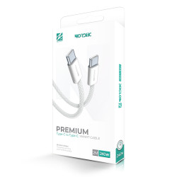 Кабел NORDIC 240W  Type-C - Type-C, 2 метра        Кабел NORDIC 240W  Type-C - Type-C, 2 метра