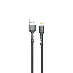 Кабел NORDIC, USB - Lightning, 2 метра  Кабел NORDIC, USB - Lightning, 2 метра