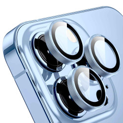 Метални лещи за камера NORDIC за Apple iPhone 12 - сини Метални лещи за камера NORDIC за Apple iPhone 12 - сини