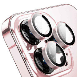 Метални лещи за камера NORDIC за Apple iPhone 15 - розови Метални лещи за камера NORDIC за Apple iPhone 15 - розови
