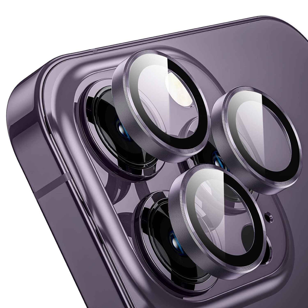 Метални лещи за камера NORDIC за Apple iPhone 14 Pro Max - лилави Метални лещи за камера NORDIC за Apple iPhone 14 Pro Max - лилави