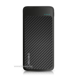 Външна батерия NORDIC Carbon Slim - 10 000 mAh, 18W, PD3, 2xQC3 Външна батерия NORDIC Carbon Slim - 10 000 mAh, 18W, PD3, 2xQC3