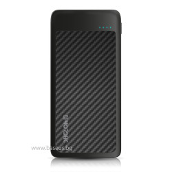 Външна батерия NORDIC Carbon Slim - 20 000 mAh, 18W, PD3, 2xQC3 Външна батерия NORDIC Carbon Slim - 20 000 mAh, 18W, PD3, 2xQC3