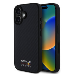 Калъф Red Bull Carbon Shiny Logo MagSafe RBHMP16S24CFILSK за Apple iPhone 16 Калъф Red Bull Carbon Shiny Logo MagSafe RBHMP16S24CFILSK за Apple iPhone 16