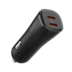 Зарядно за автомобил 12V SPIGEN 50W, 2xUSB-C, Arcstation Essential EV502 - ACP08523 Зарядно за автомобил 12V SPIGEN 50W, 2xUSB-C, Arcstation Essential EV502 - ACP08523