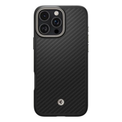 Калъф SPIGEN Enzo ARAMID за Apple iPhone 16 Pro Max с MagSafe - Арамидни влакна Калъф SPIGEN Enzo ARAMID за Apple iPhone 16 Pro Max с MagSafe - Арамидни влакна