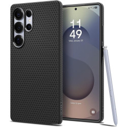 Калъф SPIGEN Liquid Air за Samsung Galaxy S25 Ultra - черен мат Калъф SPIGEN Liquid Air за Samsung Galaxy S25 Ultra - черен мат
