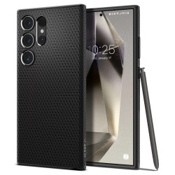 Калъф SPIGEN Liquid Air за Samsung Galaxy S24 Ultra - черен мат Калъф SPIGEN Liquid Air за Samsung Galaxy S24 Ultra - черен мат
