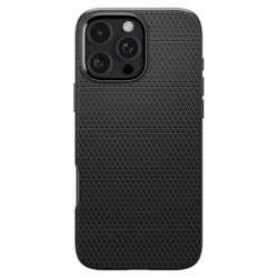 Калъф SPIGEN Liquid Air за Apple iPhone 16 Pro Max - черен мат Калъф SPIGEN Liquid Air за Apple iPhone 16 Pro Max - черен мат
