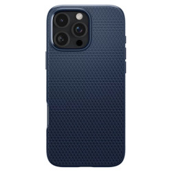 Калъф SPIGEN Liquid Air за Apple iPhone 16 Pro - тъмно син Калъф SPIGEN Liquid Air за Apple iPhone 16 Pro - тъмно син