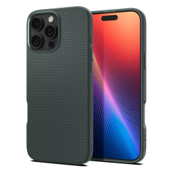 Калъф SPIGEN Liquid Air за Apple iPhone 16 Pro Max - тъмно зелен Калъф SPIGEN Liquid Air за Apple iPhone 16 Pro Max - тъмно зелен
