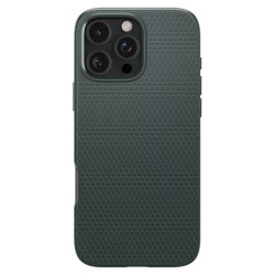 Калъф SPIGEN Liquid Air за Apple iPhone 16 Pro Max - тъмно зелен Калъф SPIGEN Liquid Air за Apple iPhone 16 Pro Max - тъмно зелен