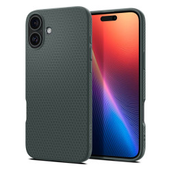 Калъф SPIGEN Liquid Air за Apple iPhone 16 ACS08196 - тъмно зелен Калъф SPIGEN Liquid Air за Apple iPhone 16 ACS08196 - тъмно зелен