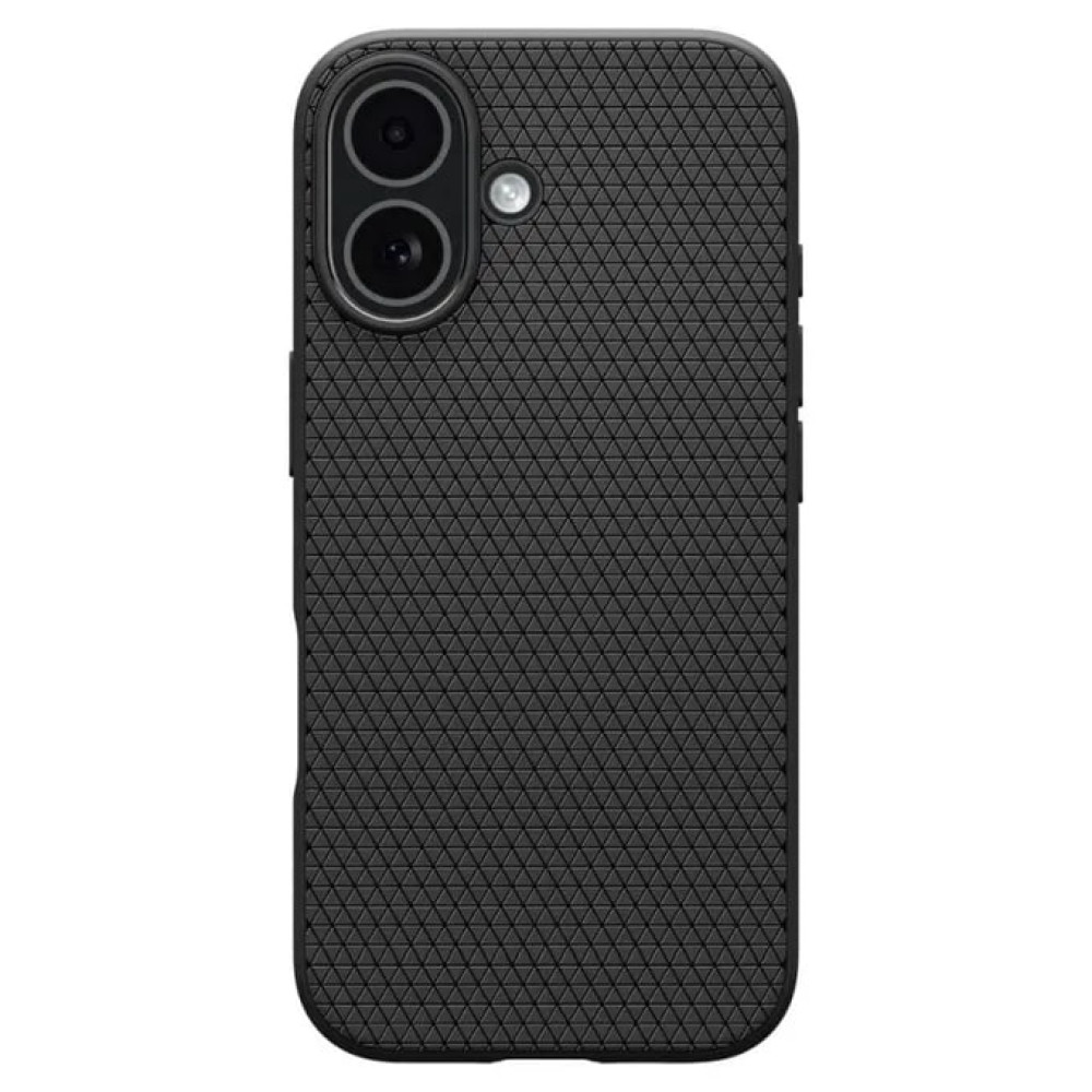 Калъф SPIGEN Liquid Air за Apple iPhone 17 - черен мат Калъф SPIGEN Liquid Air за Apple iPhone 17 - черен мат