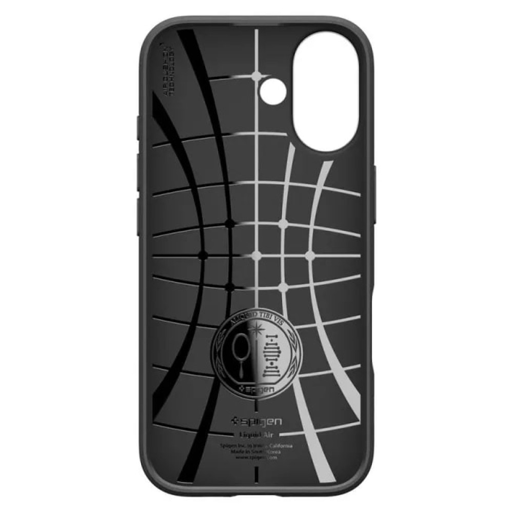 Калъф SPIGEN Liquid Air за Apple iPhone 17 - черен мат Калъф SPIGEN Liquid Air за Apple iPhone 17 - черен мат