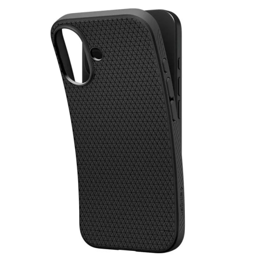 Калъф SPIGEN Liquid Air за Apple iPhone 17 - черен мат Калъф SPIGEN Liquid Air за Apple iPhone 17 - черен мат