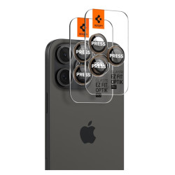 Лещи за камера SPIGEN за Apple iPhone 16 Pro Max - Desert Titanium - Glass tR.Ez Fit Лещи за камера SPIGEN за Apple iPhone 16 Pro Max - Desert Titanium - Glass tR.Ez Fit
