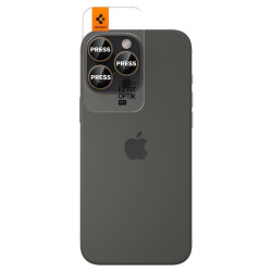 Лещи за камера SPIGEN за Apple iPhone 16 Pro Max - Desert Titanium - Glass tR.Ez Fit Лещи за камера SPIGEN за Apple iPhone 16 Pro Max - Desert Titanium - Glass tR.Ez Fit