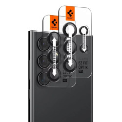 Лещи за камера SPIGEN за Samsung Galaxy S24 Ultra - черни - Glass tR.Ez Fit Лещи за камера SPIGEN за Samsung Galaxy S24 Ultra - черни - Glass tR.Ez Fit