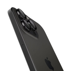Лещи за камера SPIGEN за Apple iPhone 16 Pro - черни - Glass tR.Ez Fit Лещи за камера SPIGEN за Apple iPhone 16 Pro - черни - Glass tR.Ez Fit