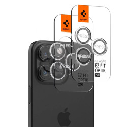 Лещи за камера SPIGEN за Apple iPhone 16 Pro - прозрачни - Glass tR.Ez Fit Лещи за камера SPIGEN за Apple iPhone 16 Pro - прозрачни - Glass tR.Ez Fit