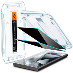 Комплект 2 бр. стъклен протектор SPIGEN PRIVACY за Samsung Galaxy S24 Ultra, Easy Fit Комплект 2 бр. стъклен протектор SPIGEN PRIVACY за Samsung Galaxy S24 Ultra, Easy Fit