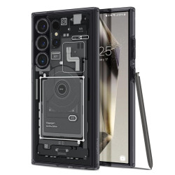 Калъф SPIGEN Ultra Hybrid S за Samsung Galaxy S24 Ultra - Черен, ZeroOne Калъф SPIGEN Ultra Hybrid S за Samsung Galaxy S24 Ultra - Черен, ZeroOne