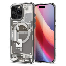 Калъф SPIGEN Ultra Hybrid за Apple iPhone 16 Pro Max с MagSafe - Титаниум, ZeroOne Калъф SPIGEN Ultra Hybrid за Apple iPhone 16 Pro Max с MagSafe - Титаниум, ZeroOne