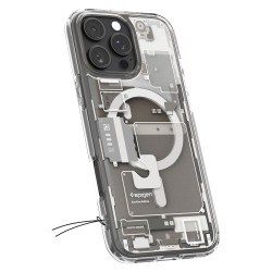 Калъф SPIGEN Ultra Hybrid за Apple iPhone 16 Pro Max с MagSafe - Титаниум, ZeroOne Калъф SPIGEN Ultra Hybrid за Apple iPhone 16 Pro Max с MagSafe - Титаниум, ZeroOne