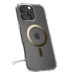 Калъф SPIGEN Ultra Hybrid за Apple iPhone 16 Pro с MagSafe - Златен ринг Калъф SPIGEN Ultra Hybrid за Apple iPhone 16 Pro с MagSafe - Златен ринг