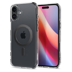 Калъф SPIGEN Ultra Hybrid за Apple iPhone 16 с MagSafe - Карбонов ринг Калъф SPIGEN Ultra Hybrid за Apple iPhone 16 с MagSafe - Карбонов ринг