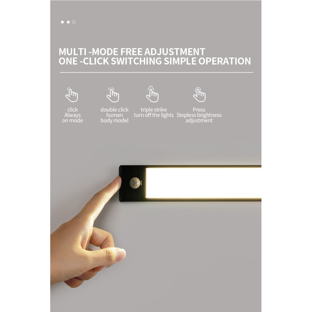 Безжична LED лампа SUPERFIRE - (XYD05), 60см, 3.2W, 95lm, 1800mAh