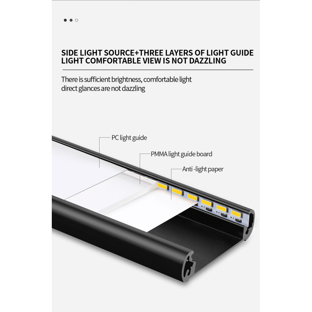 Безжична LED лампа SUPERFIRE - (XYD05), 60см, 3.2W, 95lm, 1800mAh