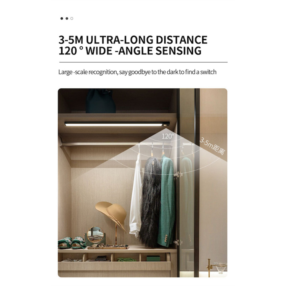 Безжична LED лампа SUPERFIRE - (XYD05), 60см, 3.2W, 95lm, 1800mAh