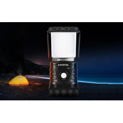 Къмпинг лампа + Външна батерия SUPERFIRE - T30, 600lm, USB Къмпинг лампа + Външна батерия SUPERFIRE - T30, 600lm, USB