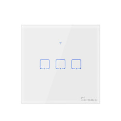 Интелигентен Превключвател SONOFF -  T2 EU TX, Троен сензорен ключ Интелигентен Превключвател SONOFF -  T2 EU TX, Троен сензорен ключ
