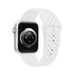 Силиконова каишка за смарт часовник Apple iWatch Series 8 45мм - Braided Silicone Band Силиконова каишка за смарт часовник Apple iWatch Series 8 45мм - Braided Silicone Band