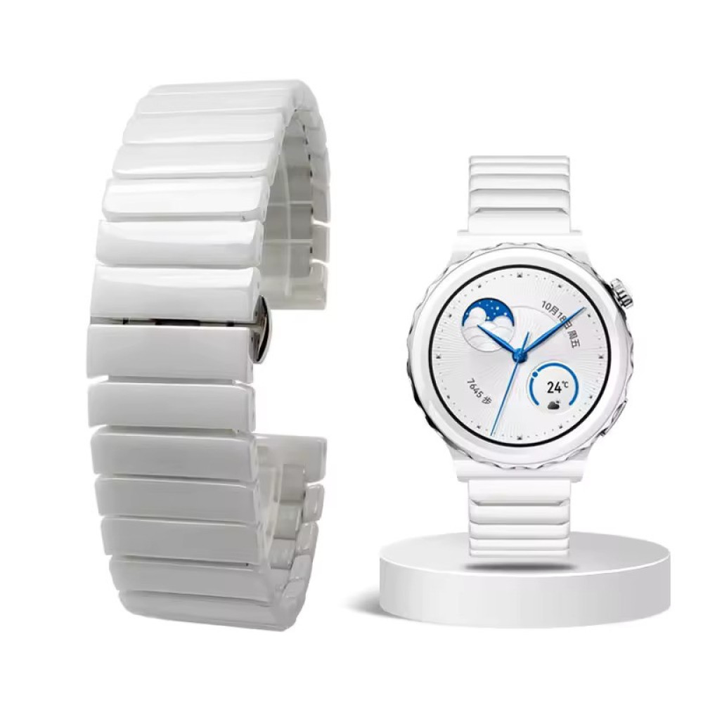 Керамична каишка за смарт часовник Samsung Galaxy Watch Active 3 41мм - Ceramic Strap Slim Керамична каишка за смарт часовник Samsung Galaxy Watch Active 3 41мм - Ceramic Strap Slim