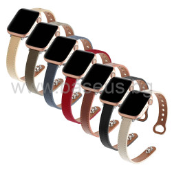 Кожена каишка за смарт часовник Huawei Watch GT 42мм - Elegant Slim Leather Strap Кожена каишка за смарт часовник Huawei Watch GT 42мм - Elegant Slim Leather Strap