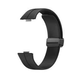 Силиконова каишка за смарт часовник Huawei Watch Fit 3 - Silicone Magnet Black Buckle Силиконова каишка за смарт часовник Huawei Watch Fit 3 - Silicone Magnet Black Buckle