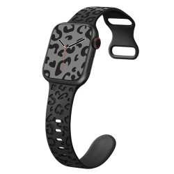 Силиконова каишка за смарт часовник Apple iWatch Series SE2 40мм - Leopard Pattern Strap Силиконова каишка за смарт часовник Apple iWatch Series SE2 40мм - Leopard Pattern Strap