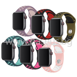 Силиконова каишка за смарт часовник Apple iWatch Series 4 44мм M/L - Silicon Sport Strap Силиконова каишка за смарт часовник Apple iWatch Series 4 44мм M/L - Silicon Sport Strap