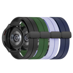 Силиконова каишка за смарт часовник Huawei Watch 3 46мм - Silicone Magnet Black Buckle Силиконова каишка за смарт часовник Huawei Watch 3 46мм - Silicone Magnet Black Buckle