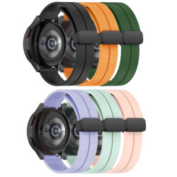 Силиконова каишка за смарт часовник Huawei Watch GT4 41мм - Silicone Magnet Black Buckle