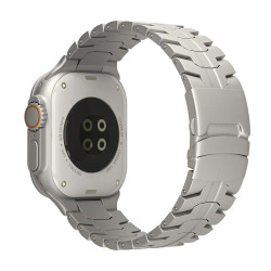 Метална каишка за смарт часовник Apple iWatch Series 3 42мм - Titanium Metal Bracelet Метална каишка за смарт часовник Apple iWatch Series 3 42мм - Titanium Metal Bracelet